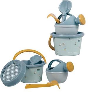 Bekijk leuke cadeautip : Little Dutch Strandset - Zandspeelset - Gieter Schep en Hark